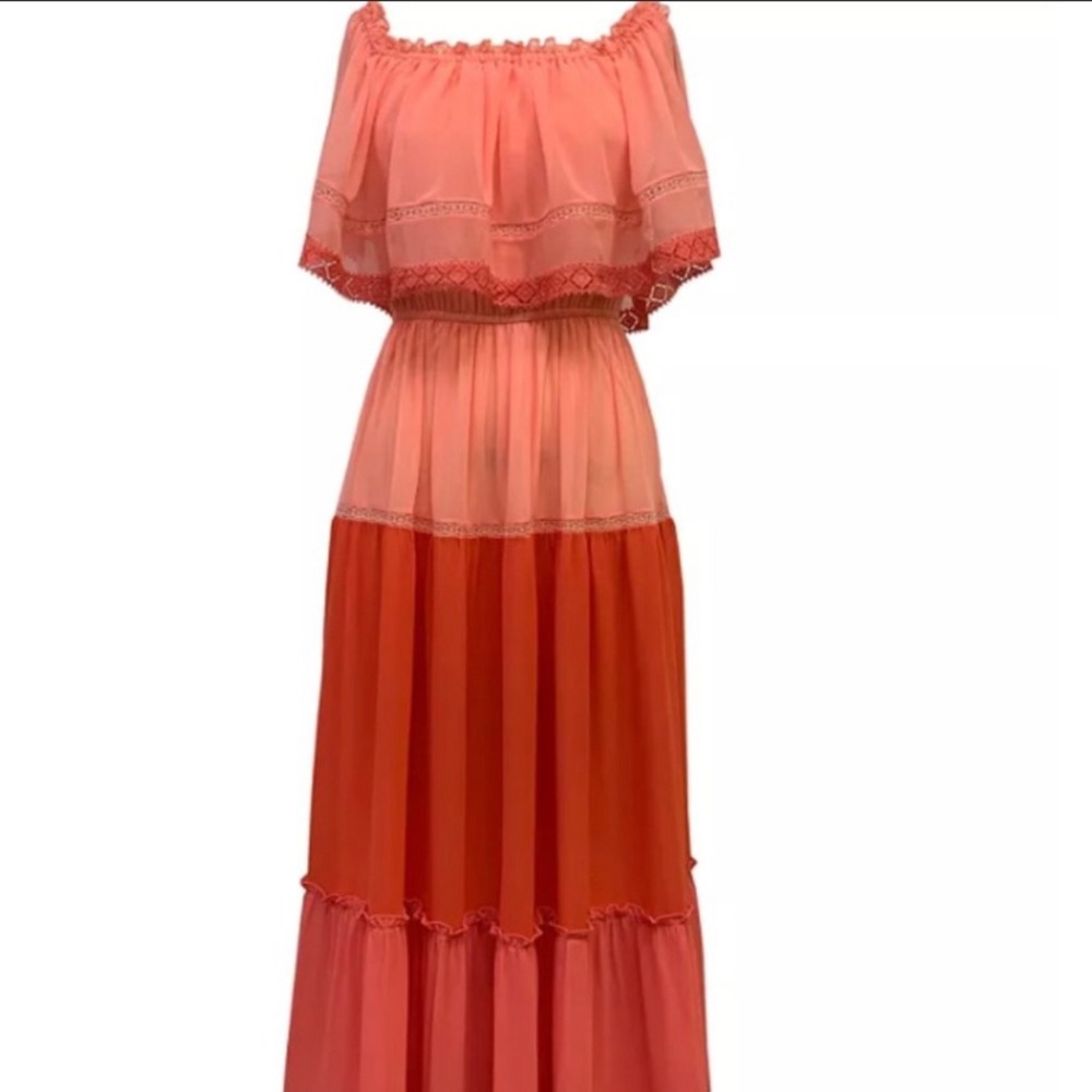 Taylor Lace Trim Capelet Dress